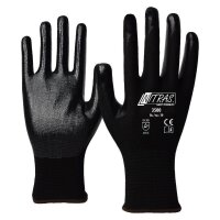 Arbeitshandschuhe | Nitras Nylonhandschuhe | schwarz  |...