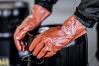Nitras Chemikalienschutzhandschuhe | rot | PVC | Gr. 10 |...