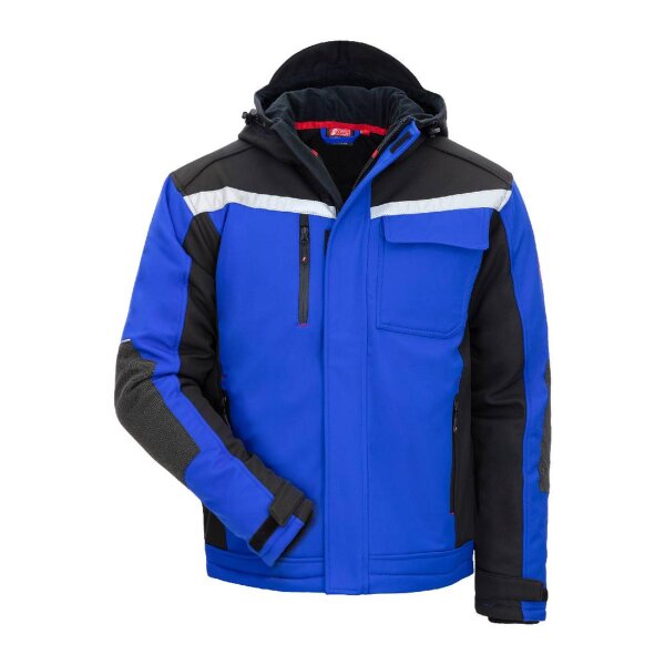 Nitras Motion Tex Plus Winter-Softshelljacke | Gr. XS - 5XL | Arbeitsjacke | königsblau / schwarz