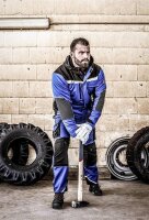 Nitras Motion Tex Plus Winter-Softshelljacke | Gr. XS - 5XL | Arbeitsjacke | königsblau / schwarz