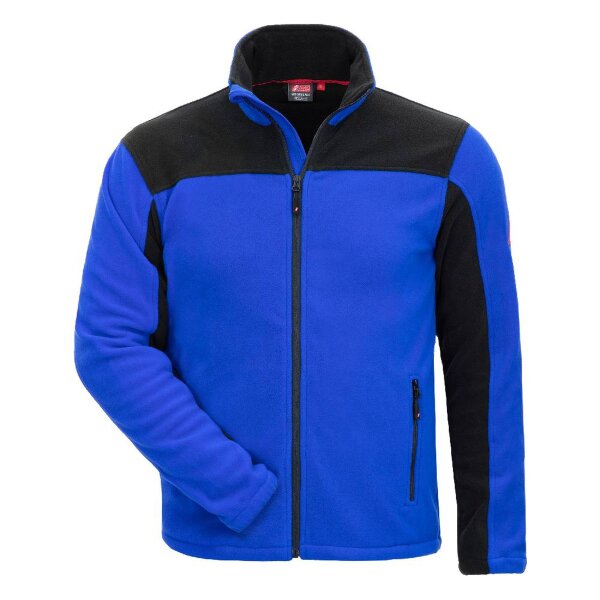 Nitras Motion Tex Plus Fleecejacke | Gr. XS - 5XL | Arbeitsjacke | königsblau / schwarz