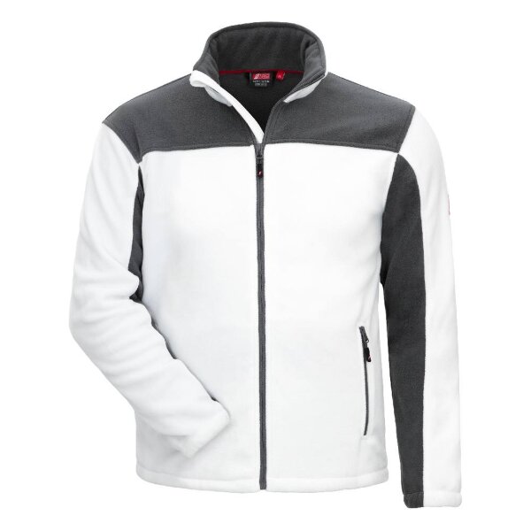 Nitras Motion Tex Plus Fleecejacke | Gr. XS - 5XL | Arbeitsjacke | weiß