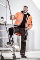 Arbeitsjacke Nitras Motion Tex VIZ Warnschutz Parka | Gr. XS - 4XL | neonorange