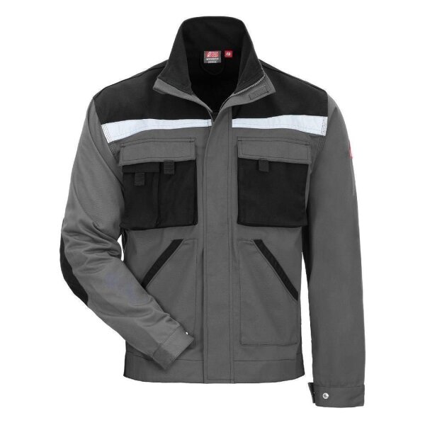 Arbeitsjacke Nitras Motion Tex Plus | Gr.42 - 68 | atmungsaktiv | grau