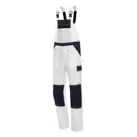 Arbeitshose Nitras Motion Tex Light Latzhose | weiß...