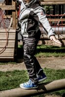 Nitras Motion Tex Kids Strick-Softshelljacke | hellgrau | Arbeitsjacke