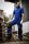 Nitras Motion Tex Light Softshellweste | Gr. XS - 5XL | blau | Arbeitsweste