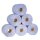 Jantex Handtuchrollen für Innenabrollung | blau | 2-lagig | 6 Rollen