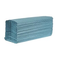 Jantex C-gefaltete Handtücher | blau | 1-lagig | 12...