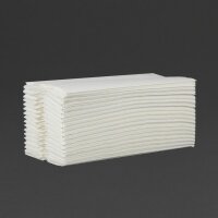 Jantex C-gefaltete Handtücher | weiß | 2-lagig...