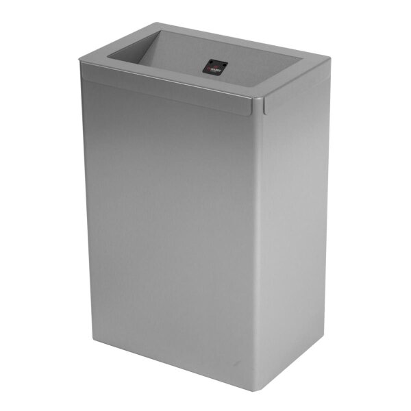 SanTRAL Abfallbehälter - offen - 50 Liter- Edelstahl - Mülleimer