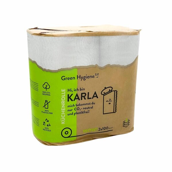 Küchenrollen KARLA | 100% recycled | 3-lagig | 18 Rollen