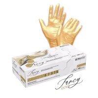 Einweghandschuhe Fancy Gold - puderfrei - Gr. XS - XL -...