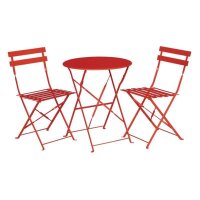Bolero runder klappbarer Terassentisch | Stahl | 60 cm | Bistrotisch