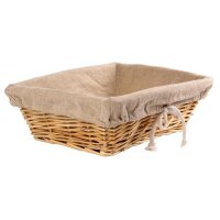 Brotkorb Olympia Weide | mit Futter | 31,5 x 23cm | 4...