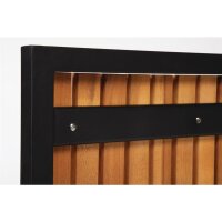 Bolero Stahl- und Akazienholzstühle ohne Armlehnen | 4 Stühle