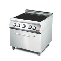 Gastro M Elektroherd mit keramischer Kochplatte und Ofen...