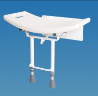 Duschklappsitz TOBI - platzsparend einklappbar - stabile...