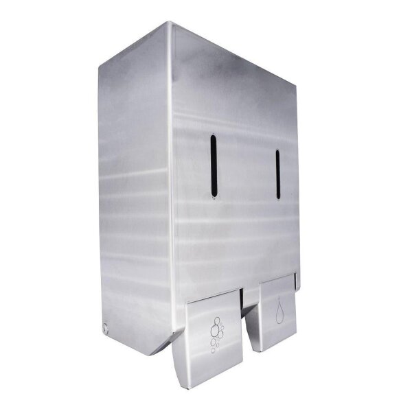 Dosierspender mit Druckknopf SD1400/SD1450 - Edelstahl - Desinfektionsspender