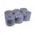 Putzrolle - midi - blau - recycelt 2-lagig | 20 cm | 6 x 135 Meter | 6 Rollen