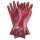 Arbeitshandschuhe | 12 Paar Nitras PVC-Handschuhe, Baumwoll-Trikot | Gr.10