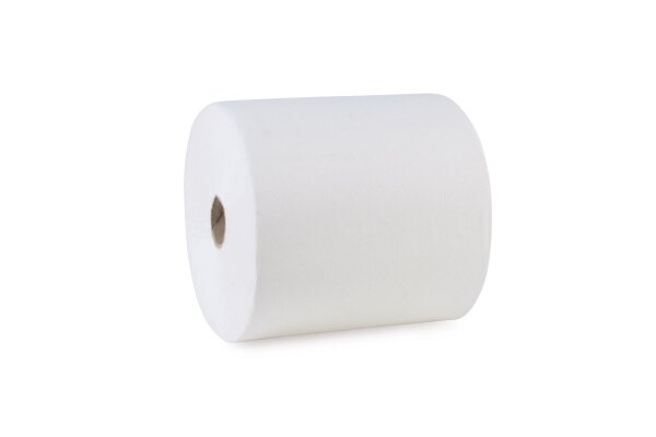 Handtuchrollen Quicky - mit Spezialkern - weiß - 1-lagig - 6 Papierhandtuchrollen