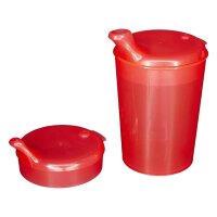 NITRAS Schnabelbecherset - Polypropylen - 250ml - 50 Becher - verschiedene Farben