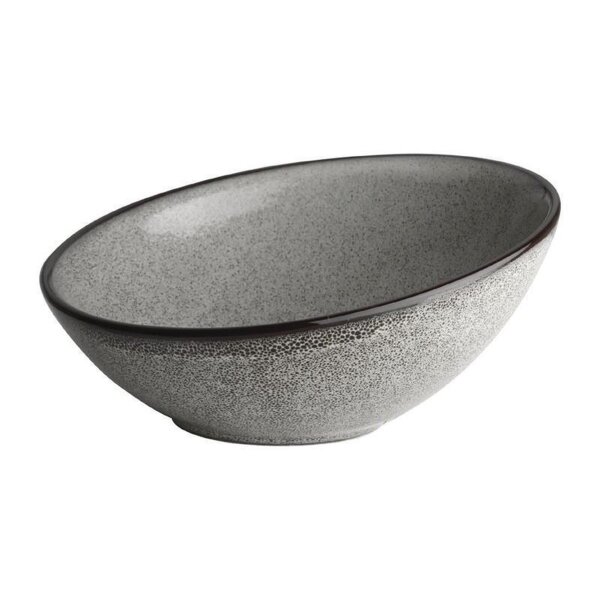 Olympia Mineral schräge Schüsseln | 13,5cm | Porzellan | 6 Schüsseln