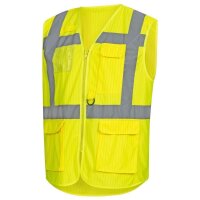 Nitras Warnschutz Weste | Gr. S - 4XL | neongelb |...