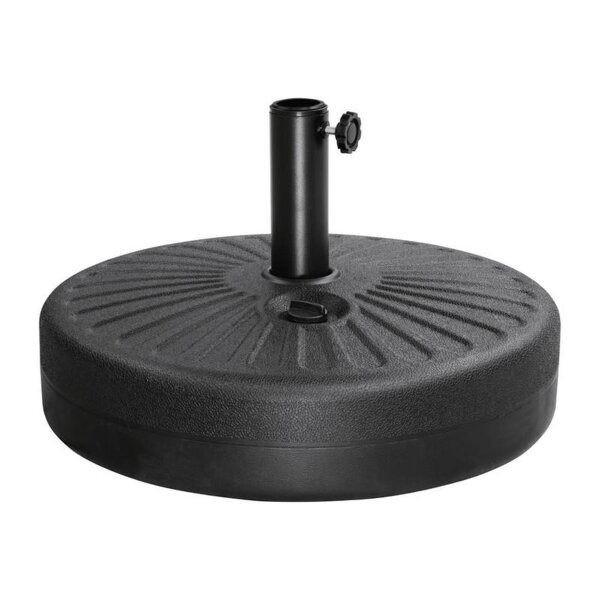 Bolero Sonnenschirm Sockel | schwarz | 20Ltr | Schirmständer