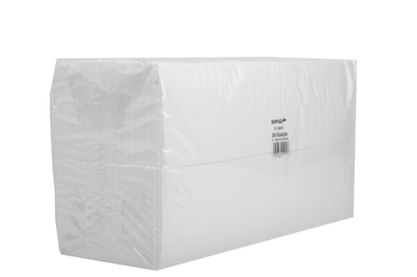 Tafelserviette SEMYtop | 3-lagig | Kopffalz | weiß | 40x40 cm | 1000 Servietten
