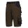 Arbeitshosen Nitras Motion Tex Plus kurz | braun | Gr. 42 - 68 | 10 Hosen