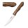 Tramontina Jumbo Steakmesser | Edelstahlklinge | Holzgriff | 12 Messer | 25(L)cm
