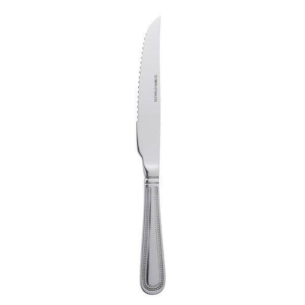 Olympia Bead Steakmesser | 22,5cm | Edelstahl | 12 Messer