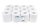 Jumbo-Toilettenpapier FUNNY - mini - 2-lagig - Zellstoff - Ø 15,2 cm - 12 Rollen