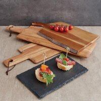 Olympia Servierbrett | Akazienholz | Wellenform | 30,5 x...