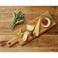 Olympia Servierbrett | Eichenholz mit Griff | 11,5 x 40cm...