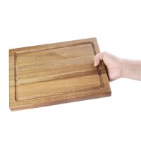 Olympia Steakbrett | Akazienholz | 26 x 19cm | 4 Servierbretter
