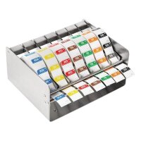 Vogue Etikettenset 2,5cm mit Edelstahlspender