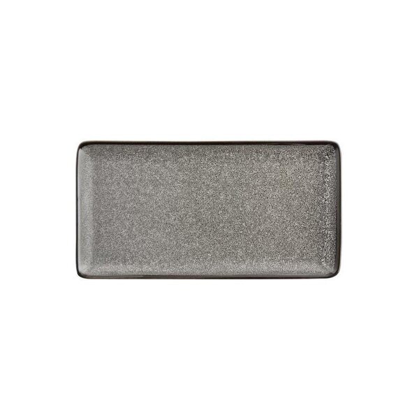Olympia Mineral rechteckige Teller | 23 x 12cm | Porzellan | 12 flache Teller