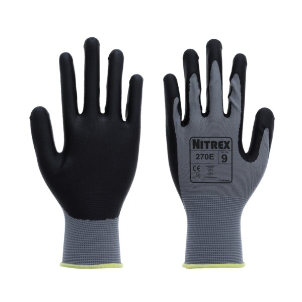 Arbeitshandschuhe | 10 Paar Nitrex 270E | Gr. 6 - 11 | Industriehandschuhe