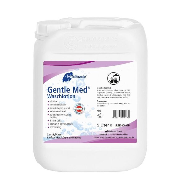 Gentle Med Waschlotion - 2 x 5 L Kanister - seifenfrei - spenderfähig