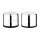 Olympia Jumbo Salz- und Pfefferstreuer | 140ml | Edelstahl | 10 Sets