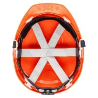 Nitras Industrieschutzhelm Head Protect | 10 Helme | Kunststoff orange