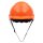 Nitras Industrieschutzhelm Head Protect | 10 Helme | Kunststoff orange