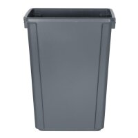 Jantex Slim Mülleimer - grau - 60 L -...