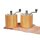 Olympia Salz- und Pfeffermühlenset | Heveaholz | 8cm | 3 Sets