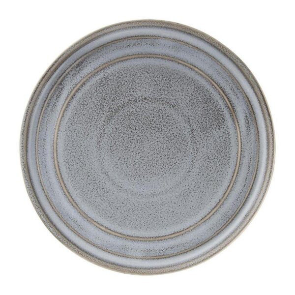 Olympia Cavolo Charcoal Dusk | 12 flache runde Teller | 22cm | Porzellan