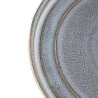 Olympia Cavolo Charcoal Dusk | 12 flache runde Teller | 22cm | Porzellan