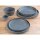 Olympia Cavolo Charcoal Dusk | 12 flache runde Teller | 22cm | Porzellan